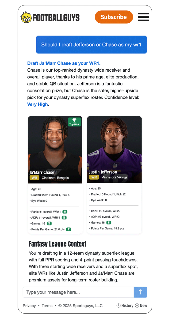 Assistant Coach Mobile Interface